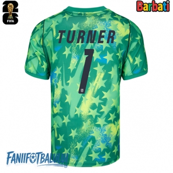 Statele Unite Matt Turner #1 Portarii Tricou Fotbal Replică Mondial 2026 Barbati Acasa